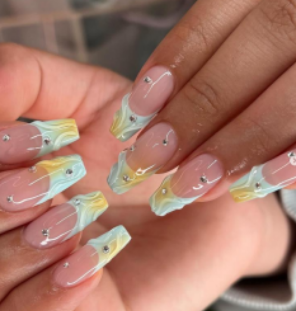 Aqua Diamonds